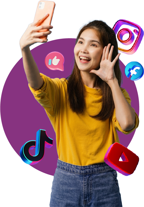Creator with social media
